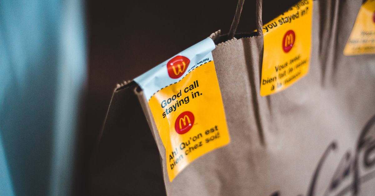 Close-up of a packaged food label with printed certification marks and ingredient text